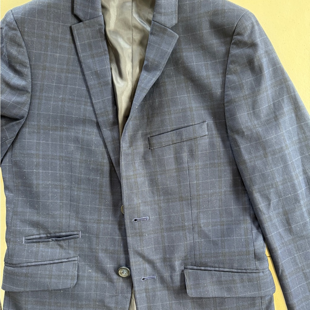 Marc New York Gray Plaid Blazer